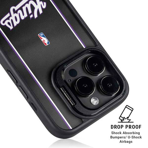 NBA Sacramento Kings Jersey iPhone 14 Pro Kickstand Case